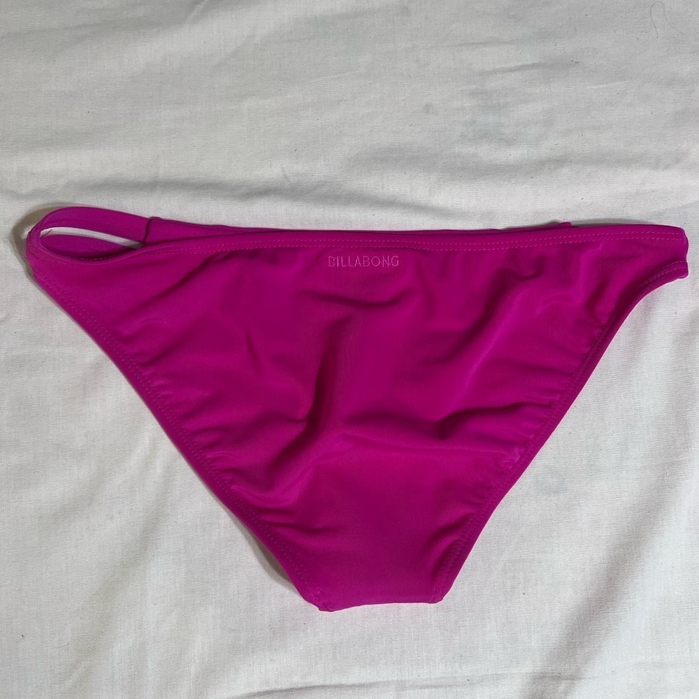 NWT Billabong Sol Searcher Low Rider Full Coverage Pink Bikini Bottom Sz M NEW! - Picture 2 of 7